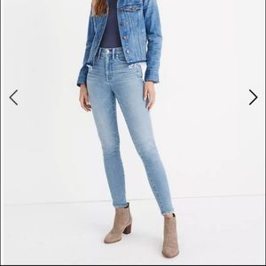 Madewell 10" High Rise Skinny Jeans size 27